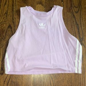 lavender adidas tank top